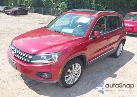 2012 Volkswagen Tiguan Se from USA, damaged, VIN WVGBV7AX4CW088191